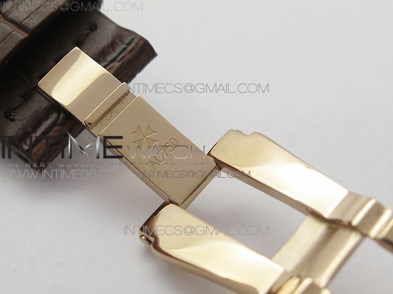 Malte Tourbillon RG VCR Best Edition White Dial on Brown Croco Leather Strap