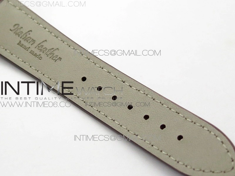 Malte Tourbillon RG VCR Best Edition White Dial on Brown Croco Leather Strap