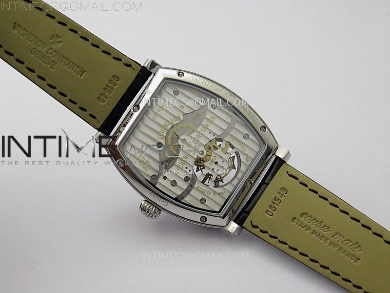 Malte Tourbillon SS AXF Best Edition Black Dial on Black Leather Strap