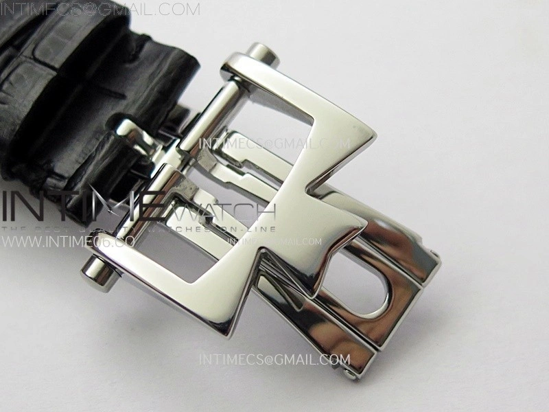Malte Tourbillon SS AXF Skeleton Dial on Black Leather Strap