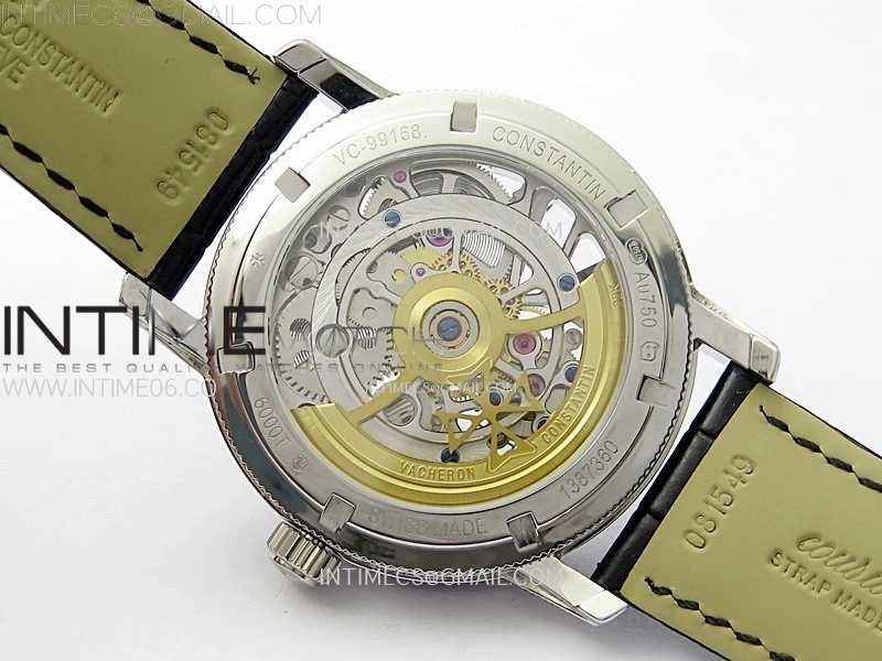 Malte Tourbillon SS AXF Skeleton Dial on Black Leather Strap