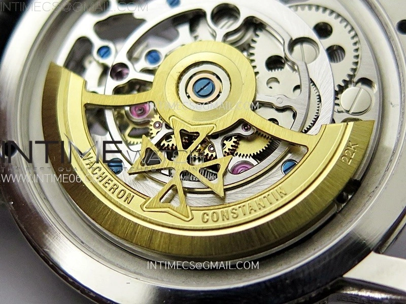 Malte Tourbillon SS AXF Skeleton Dial on Black Leather Strap
