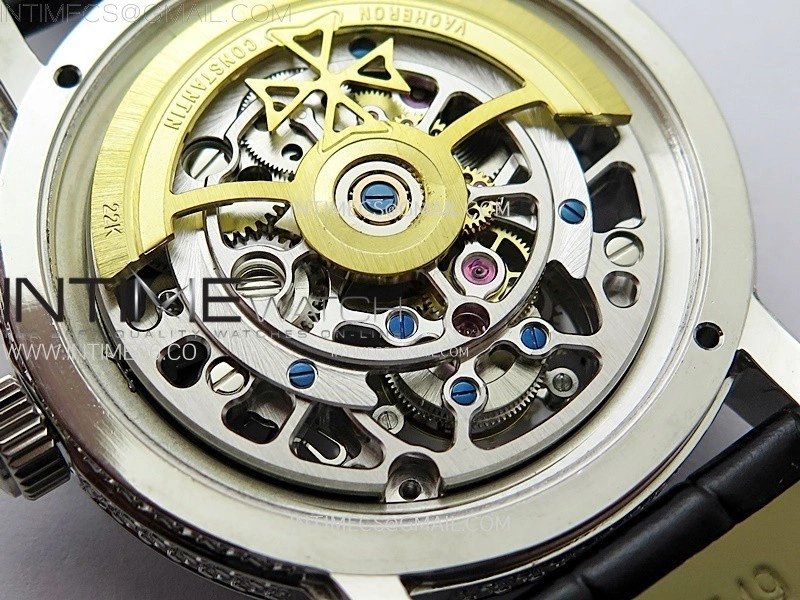 Malte Tourbillon SS AXF Skeleton Dial on Black Leather Strap