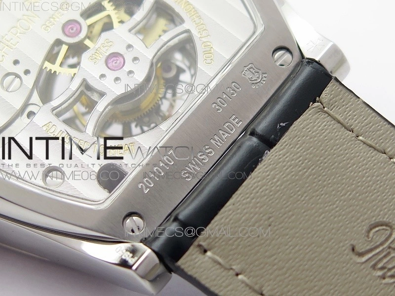 Malte Tourbillon SS VCR Best Edition Black Dial on Black Croco Leather Strap
