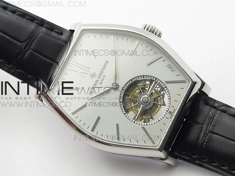 Malte Tourbillon SS VCR Best Edition Gray Dial on Black Croco Leather Strap