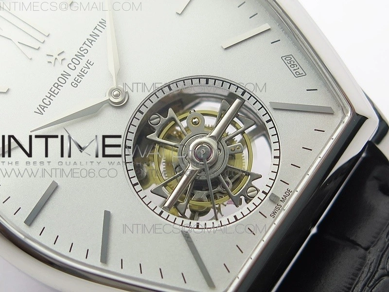 Malte Tourbillon SS VCR Best Edition Gray Dial on Black Croco Leather Strap