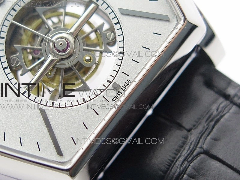 Malte Tourbillon SS VCR Best Edition Gray Dial on Black Croco Leather Strap