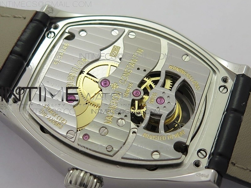 Malte Tourbillon SS VCR Best Edition Gray Dial on Black Croco Leather Strap
