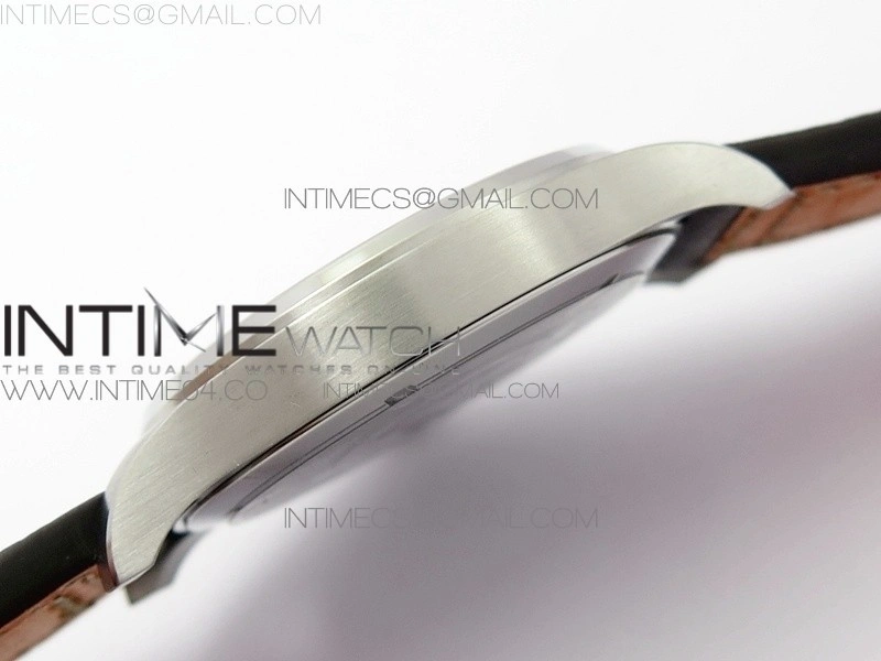Mark XVIII IW327010 SS M+F 1:1 Best Edition Blue Dial on Brown Leather Strap A2892