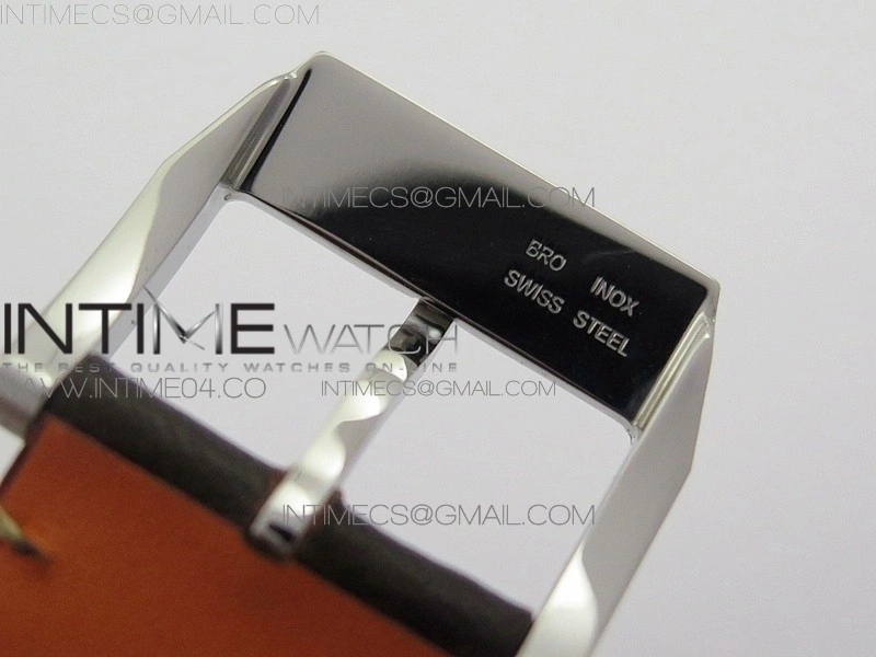 Mark XVIII IW327010 SS M+F 1:1 Best Edition Blue Dial on Brown Leather Strap A2892