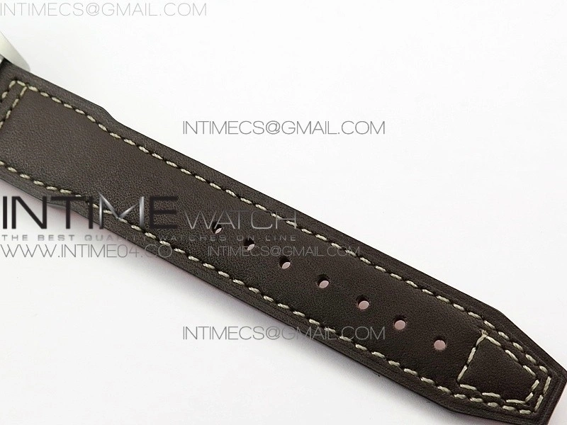 Mark XVIII IW327010 SS M+F 1:1 Best Edition Blue Dial on Brown Leather Strap A2892