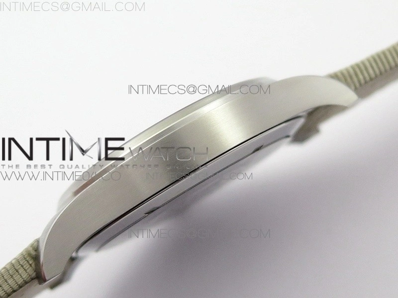 Mark XVIII IW327012 SS M+F 1:1 Best Edition White Dial on White Nylon Strap A2892