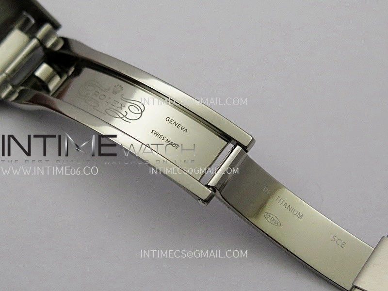 Yacht-Master 226627 Titanium QF 1:1 Best Edition Black Dial On Titanium Bracelet VR3235