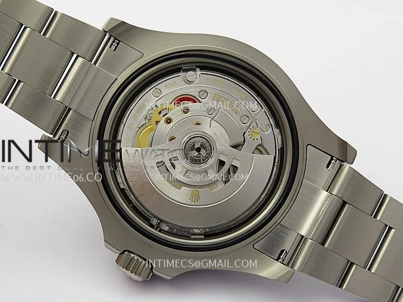 Yacht-Master 226627 Titanium QF 1:1 Best Edition Black Dial On Titanium Bracelet VR3235