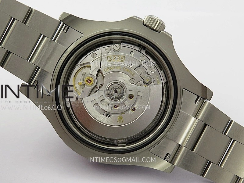 Yacht-Master 226627 Titanium QF 1:1 Best Edition Black Dial On Titanium Bracelet VR3235