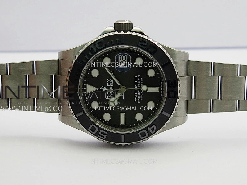 Yacht-Master 226627 Titanium VF 1:1 Best Edition Black Dial On Titanium Bracelet DD3235