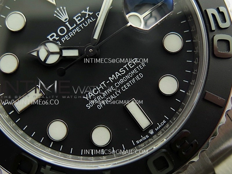 Yacht-Master 226627 Titanium VF 1:1 Best Edition Black Dial On Titanium Bracelet DD3235