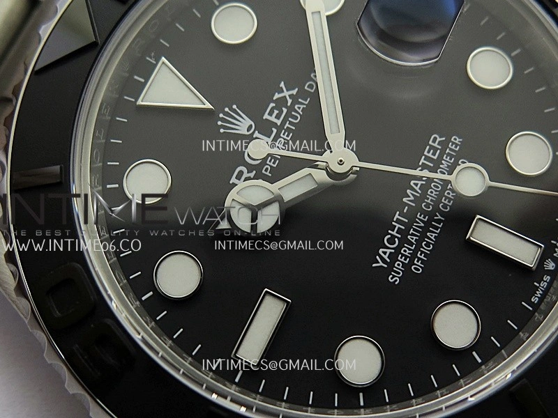 Yacht-Master 226627 Titanium VF 1:1 Best Edition Black Dial On Titanium Bracelet DD3235