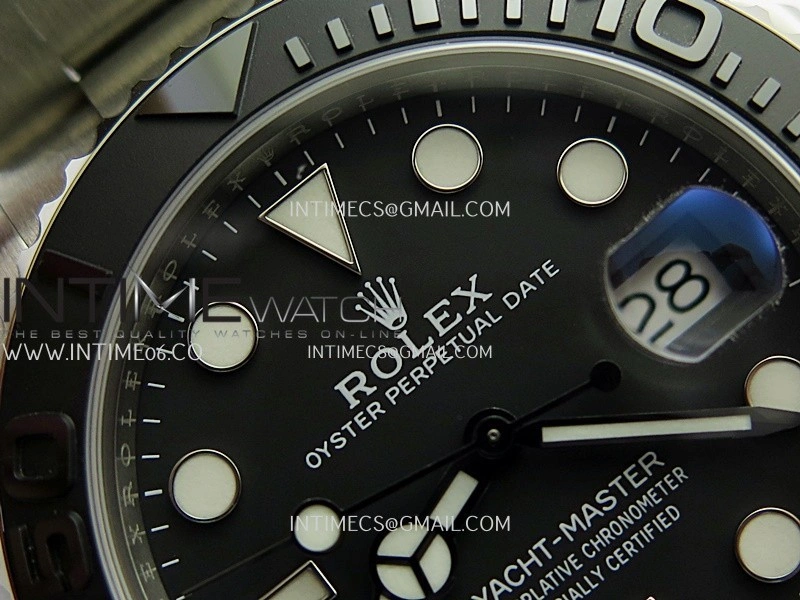 Yacht-Master 226627 Titanium VF 1:1 Best Edition Black Dial On Titanium Bracelet DD3235