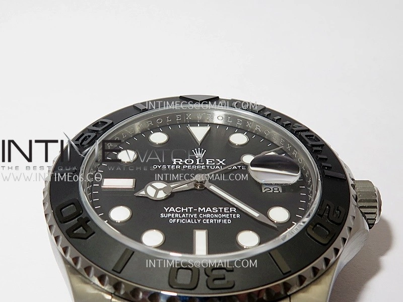 Yacht-Master 226627 Titanium VF 1:1 Best Edition Black Dial On Titanium Bracelet DD3235