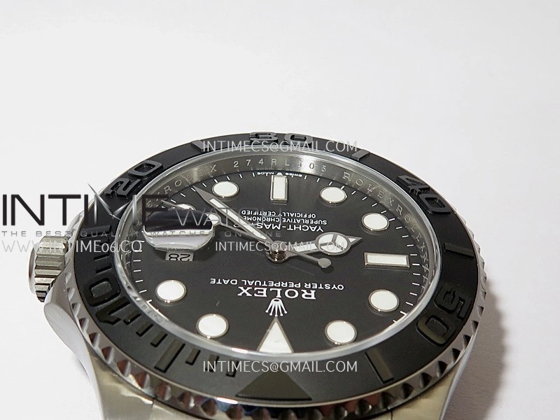 Yacht-Master 226627 Titanium VF 1:1 Best Edition Black Dial On Titanium Bracelet DD3235