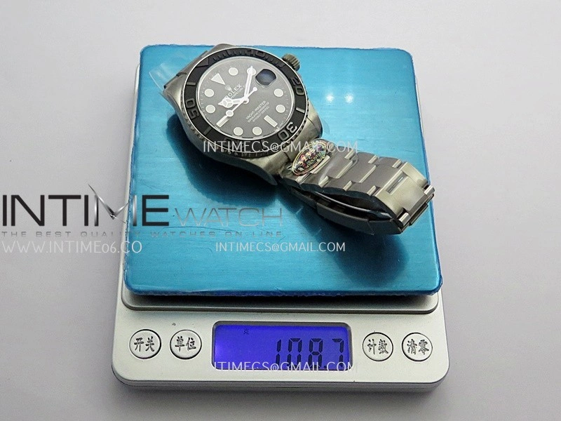 Yacht-Master 226627 Titanium VF 1:1 Best Edition Black Dial On Titanium Bracelet DD3235