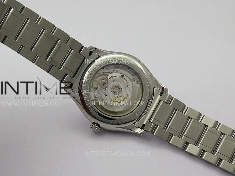 Master Day Date SS VSF 1:1 Best Edition White Textured Dial On SS Bracelet A2836