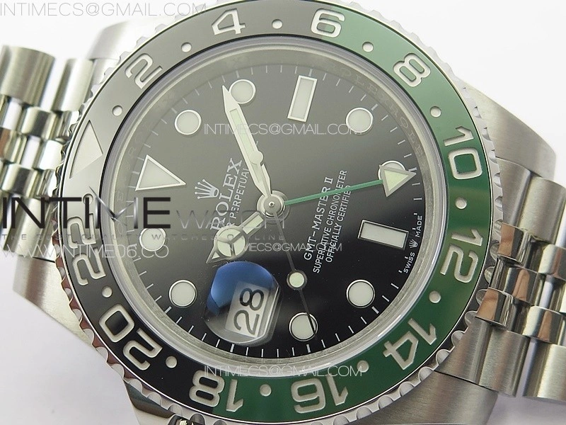 GMT Master II 126720 VTNR 904L SS 3EF 1:1 Best Edition on Jubilee Bracelet VR3285 CHS