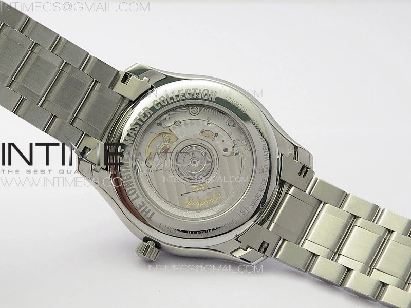 Master Moonphase SS APSF 1:1 Best Edition White Numeral Dial on SS Bracelet AL899