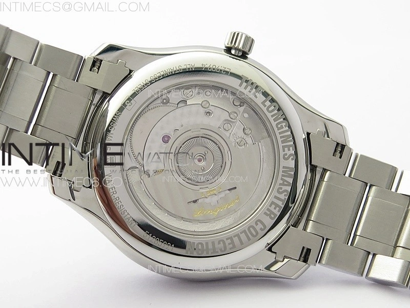 Master Moonphase SS APSF 1:1 Best Edition White Numeral Dial on SS Bracelet AL899
