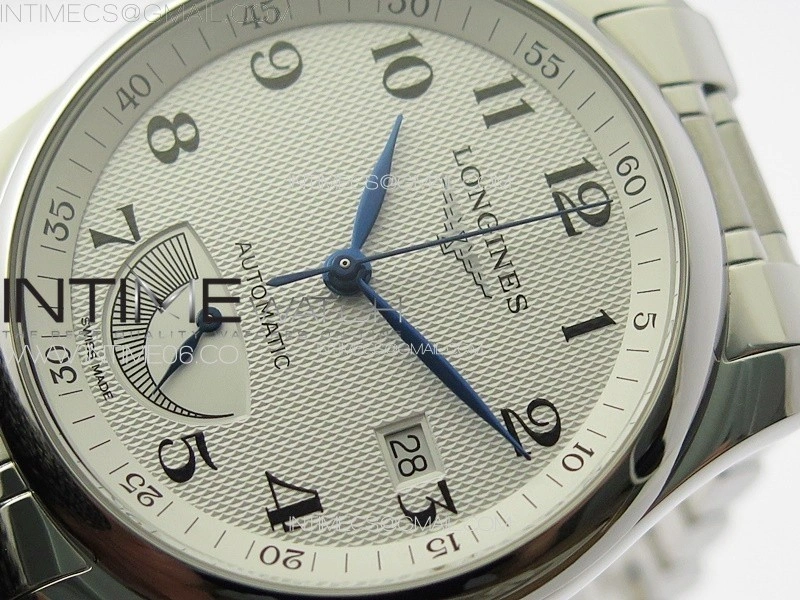 Master Power Reserve SS APSF 1:1 Best Edition White Dial on SS Bracelet AL602