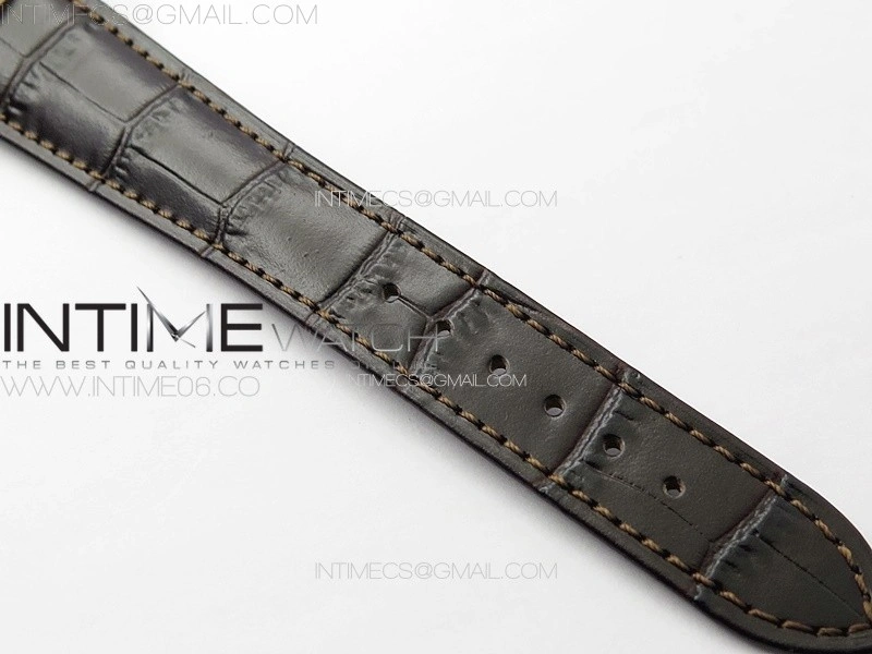 Annual Calendar Moonphase 5396 RG PPF 1:1 Best Edition White Blue Dial on Brown Leather Strap A324