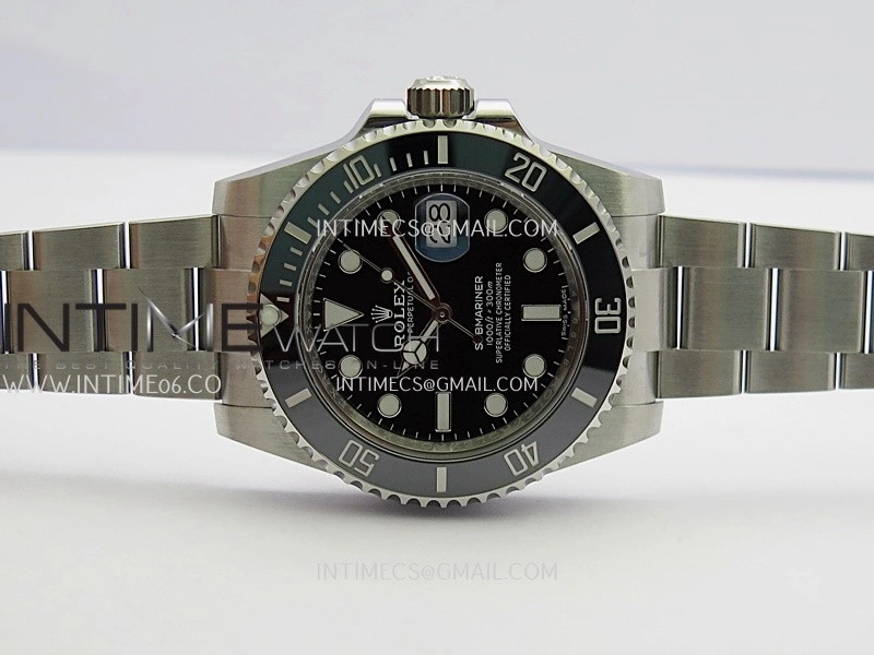 Submariner 116610LN Black Ceramic 904L SS VF 1:1 Best Edition Black Dial On 904L SS Bracelet DD3135