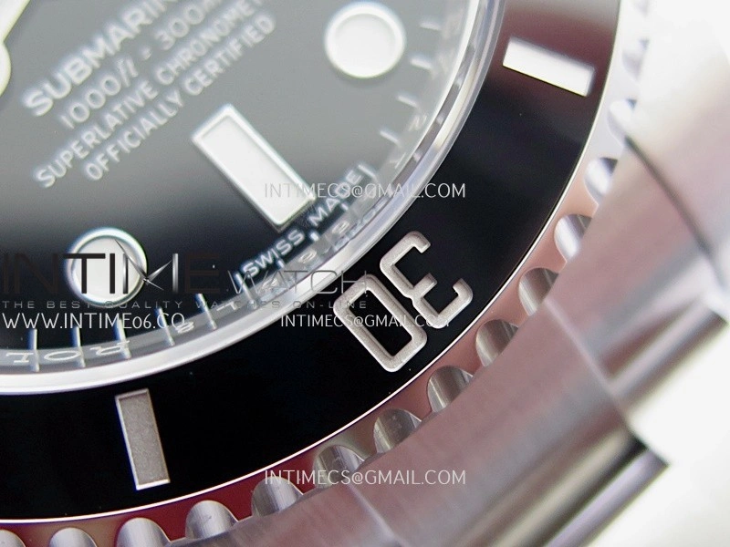 Submariner 116610LN Black Ceramic 904L SS VF 1:1 Best Edition Black Dial On 904L SS Bracelet DD3135