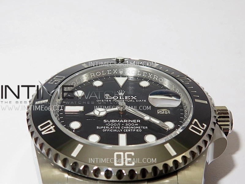 Submariner 116610LN Black Ceramic 904L SS VF 1:1 Best Edition Black Dial On 904L SS Bracelet DD3135