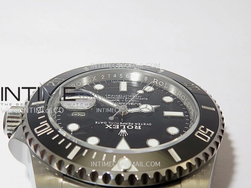 Submariner 116610LN Black Ceramic 904L SS VF 1:1 Best Edition Black Dial On 904L SS Bracelet DD3135