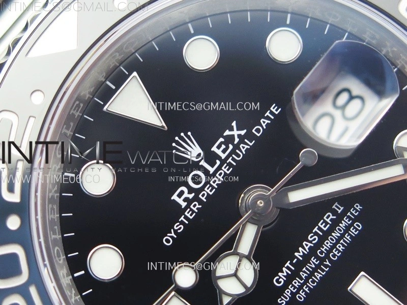 GMT-Master II 126710 BLNR Blue Black Ceramic C+F 1:1 Best Edition Black Dial on Oyster Bracelet SH3285 CHS