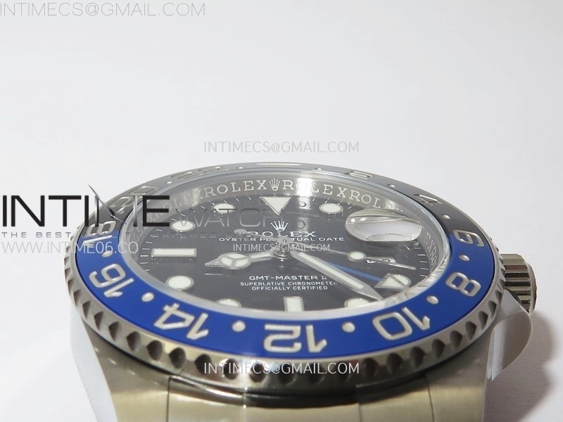 GMT-Master II 126710 BLNR Blue Black Ceramic C+F 1:1 Best Edition Black Dial on Oyster Bracelet SH3285 CHS