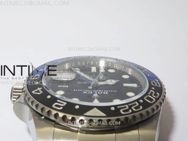 GMT-Master II 126710 BLNR Blue Black Ceramic C+F 1:1 Best Edition Black Dial on Oyster Bracelet SH3285 CHS