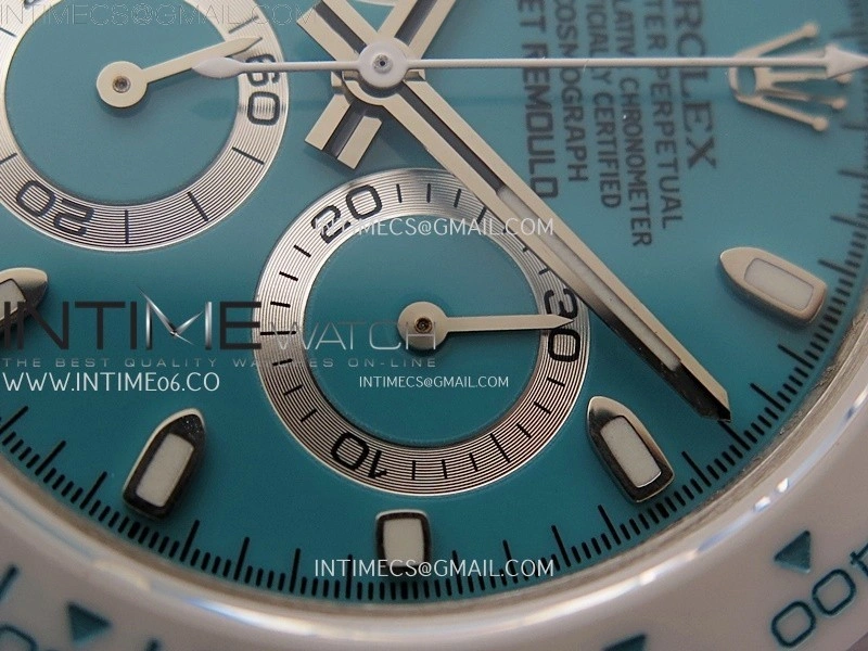 Daytona AET White Solid Nano Ceramic Case and Bracelet N6F 1:1 Best Edition Abu Dhabi Blue Dial On DD4801