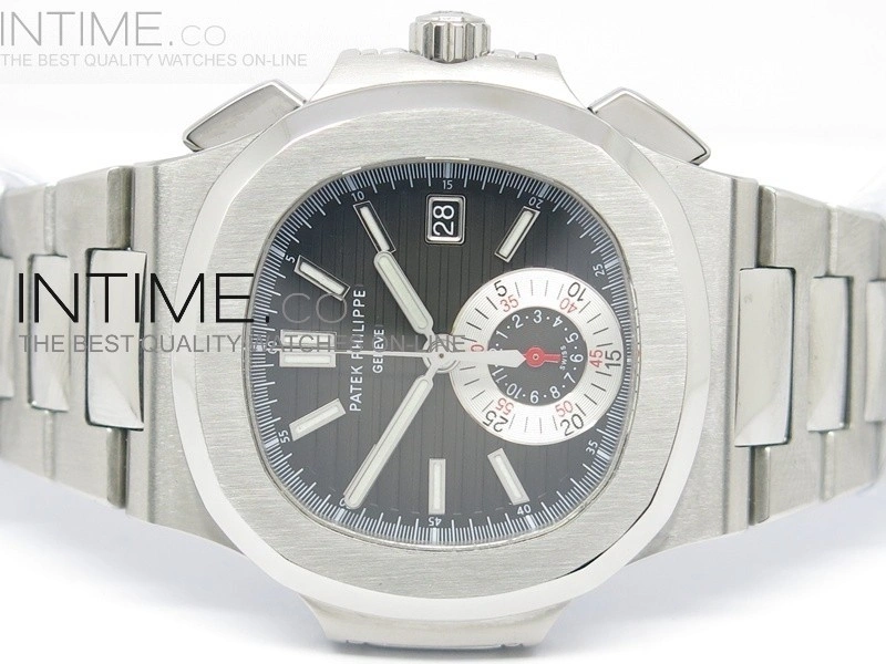 Nautilis Chrono ss ss Black Dial