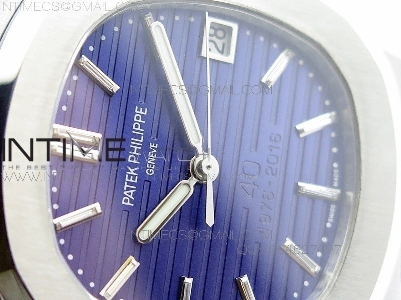 Nautilus 40th BP Best Edition V2 Blue Dial on Bracelet MIYOTA 9015 PP324CS