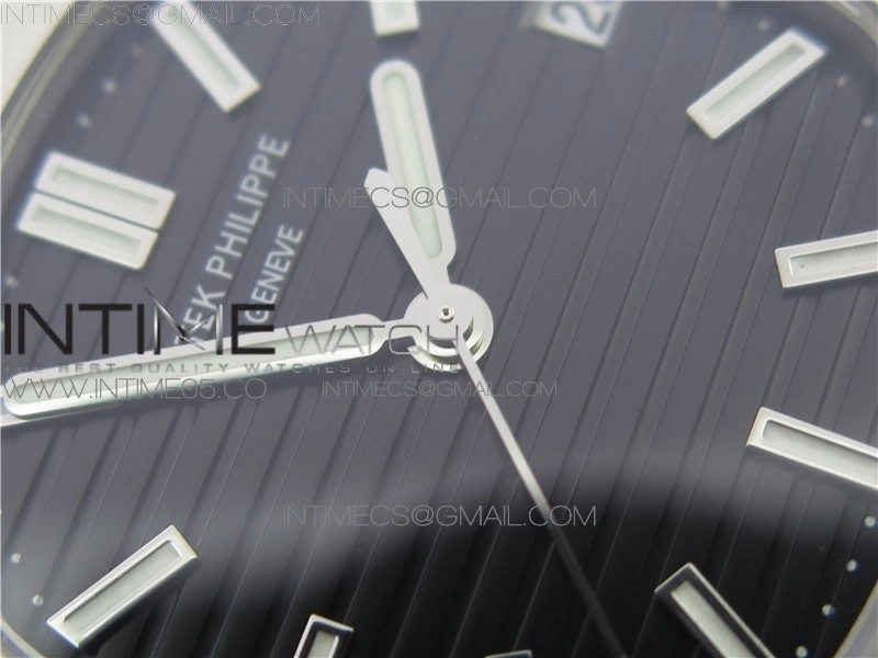 Nautilus 5711 1A GRF Best Edition Black Textured Dial on SS Bracelet A324 V2