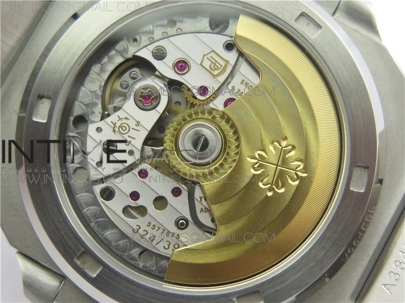 Nautilus 5711 1A GRF Best Edition Black Textured Dial on SS Bracelet A324 V2