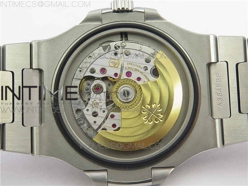 Nautilus 5711 1A GRF Best Edition Black Textured Dial on SS Bracelet A324 V2