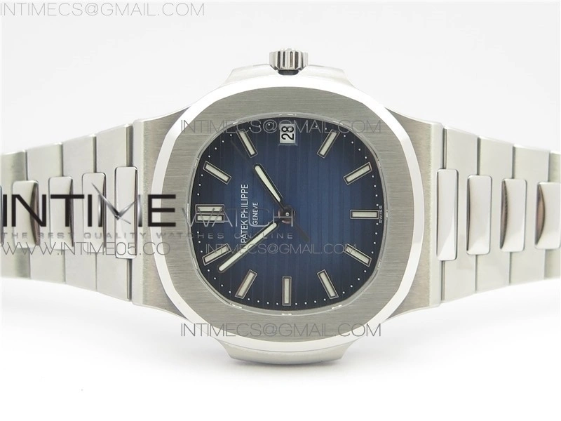 Nautilus 5711 1A GRF Best Edition Blue Textured Dial on SS Bracelet A324 V2