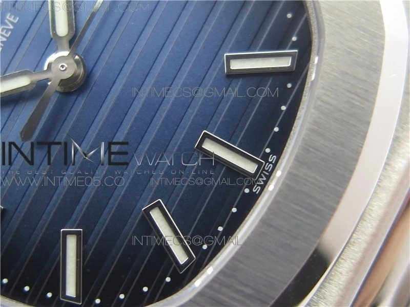 Nautilus 5711 1A GRF Best Edition Blue Textured Dial on SS Bracelet A324 V2