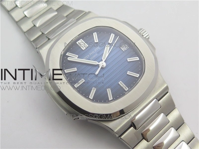 Nautilus 5711 1A GRF Best Edition Blue Textured Dial on SS Bracelet A324 V2