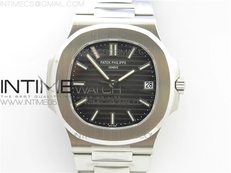Nautilus 5711 1A GRF Best Edition Gray Textured Dial on SS Bracelet A324 V2