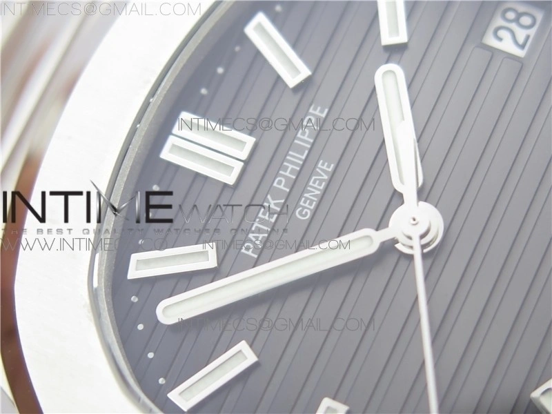 Nautilus 5711 1A GRF Best Edition Gray Textured Dial on SS Bracelet A324 V2